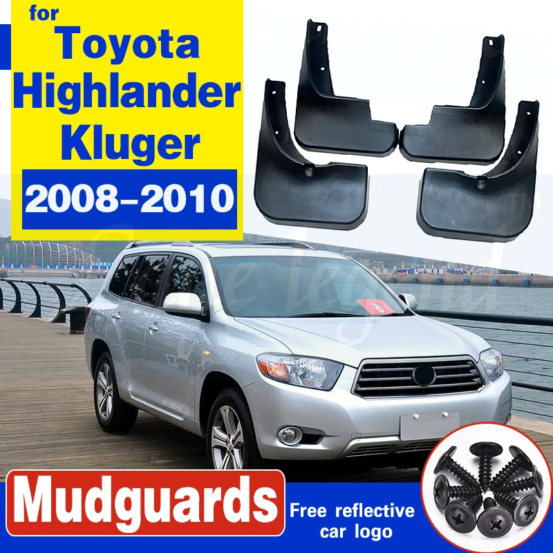Car Mud Flaps For Toyota Highlander Kluger 2008 2009 2010 Splash Guards