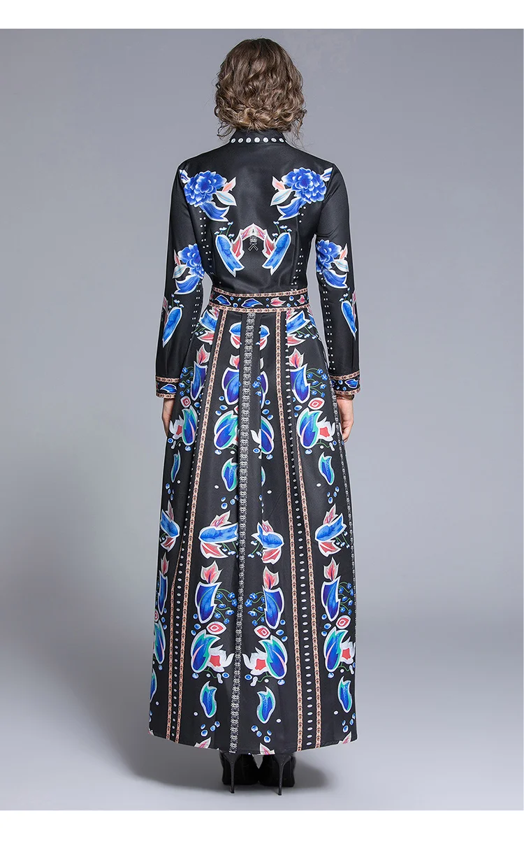 Качественное модное дизайнерское подиумное платье летнее женское с коротким рукавом винтажное с цветочным принтом повседневное элегантное платье