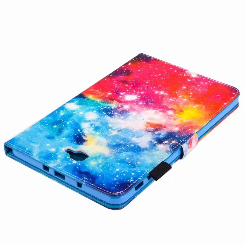 Чехол для планшета для Samsung Galaxy Tab A 10,1 T580 SM-T580 T585 10,1 дюймов смарт-чехол с рисунком кота, панды, чехол-книжка с подставкой из искусственной кожи Funda