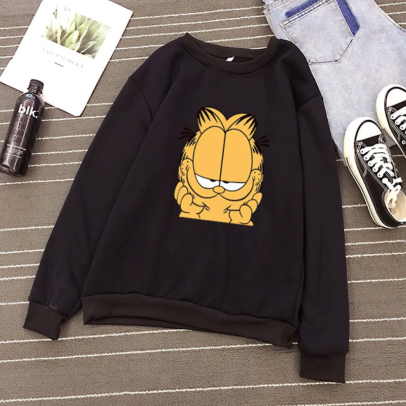 Для женщин Harajuku Толстовка с капюшоном и героями мультфильмов, милая Толстовка пуловер спортивный костюм эстетическое уличная Kawaii худи свободного кроя из Лидер продаж;