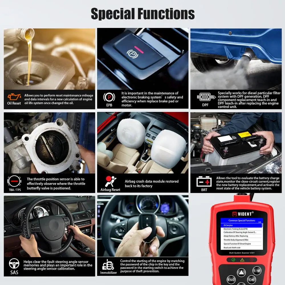 Vident für V-A-G V301 Volle System OBD2 Scanner für V-W /Audi /Skoda /Seat Auto Diagnose Werkzeug mit SAS EPB DPF Öl Batterie Reset Vident für V-A-G V301 Volle System OBD2 Scanner für V-W /Audi /Skoda /Seat Auto Diagnose Werkzeug mit SAS EPB DPF Öl Batterie Reset