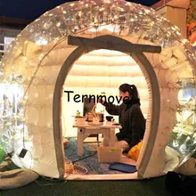 Надувные Семейные палатки для кемпинга на заднем дворе, гигантские надувные палатки-купола, надувные свадебные палатки для выставок