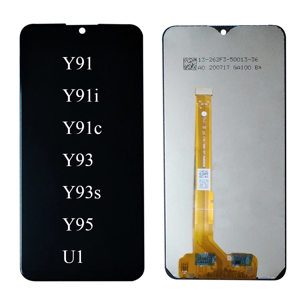 ЖК-дисплей для Vivo Y91 Y91i Y91c Y93 Y93s U1 Y95 кодирующий преобразователь сенсорного экрана