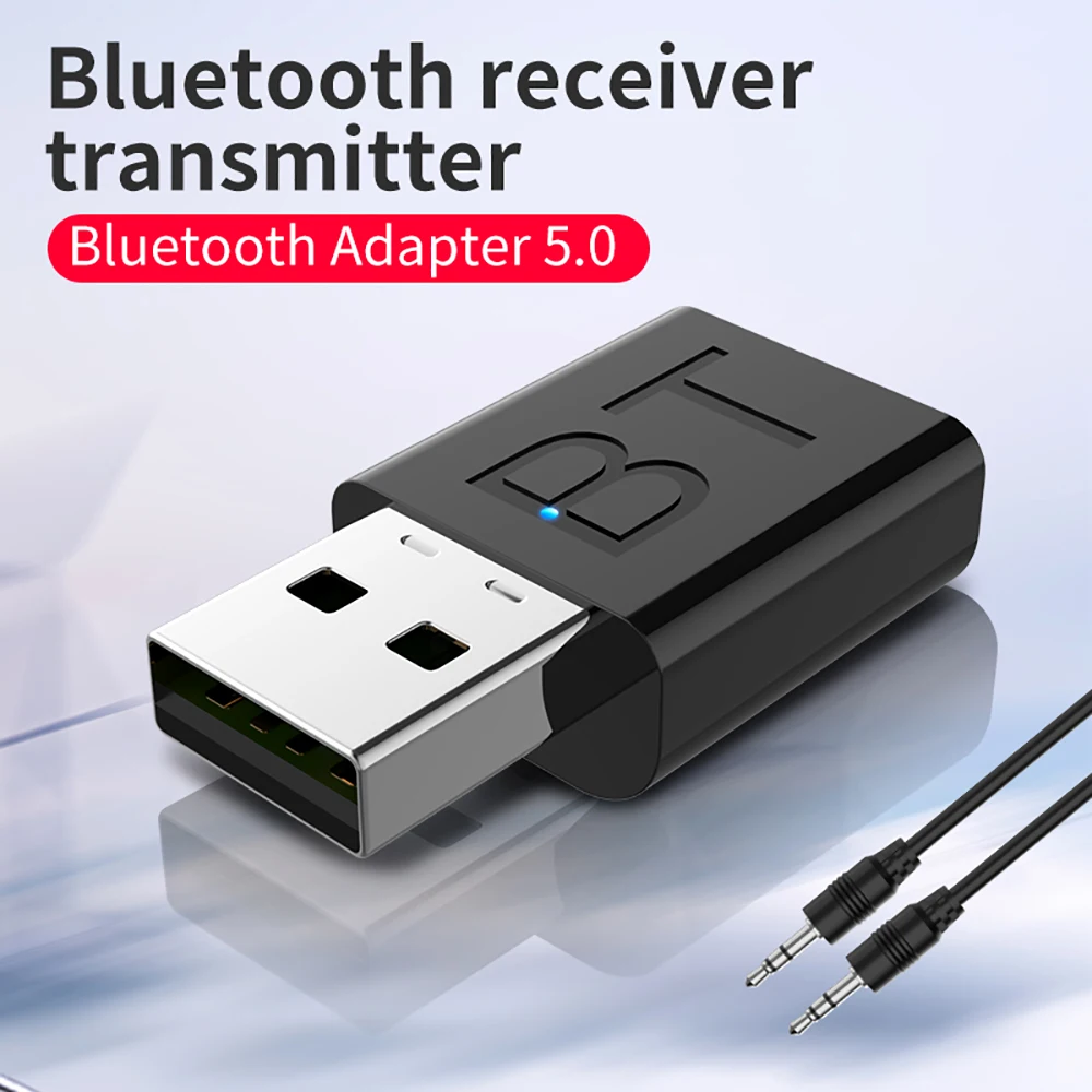 USB Bluetooth 5,0 передатчик приемник 3 в 1 адаптер EDR ключ 3,5 мм AUX для ТВ ПК наушники для дома стерео автомобиля HIFI аудио