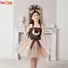 Deer Costume Girls Halloween Christmas Fancy Dress Flower Reindeer Bambi Kids Tutu Dress with Headband Children New Year Clothes ► Photo 1/6