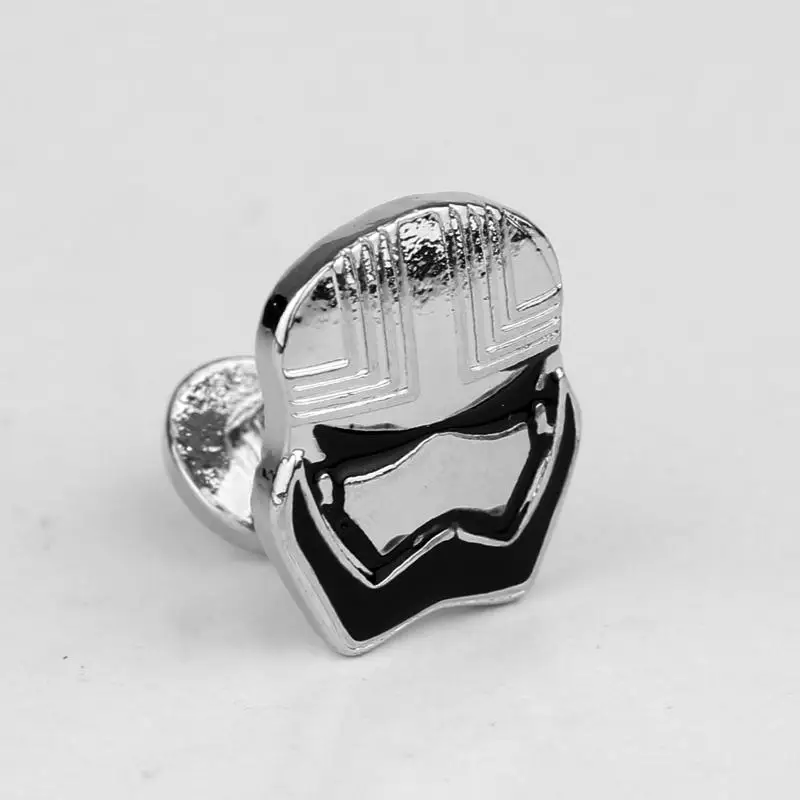 silver 11 Style Star Wars Keychain StormTrooper Helmet Storm Trooper Pendant Key Chain Darth Vader Mask Superhero Keyring Key chain - Цвет: silver