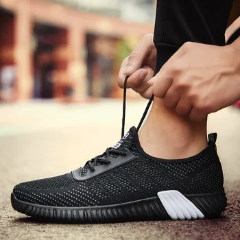 

Spring New Men Casual Shoes Lace up Men Shoes Lightweight Comfortable Breathable Walking Sneakers Tenis Feminino Zapatos