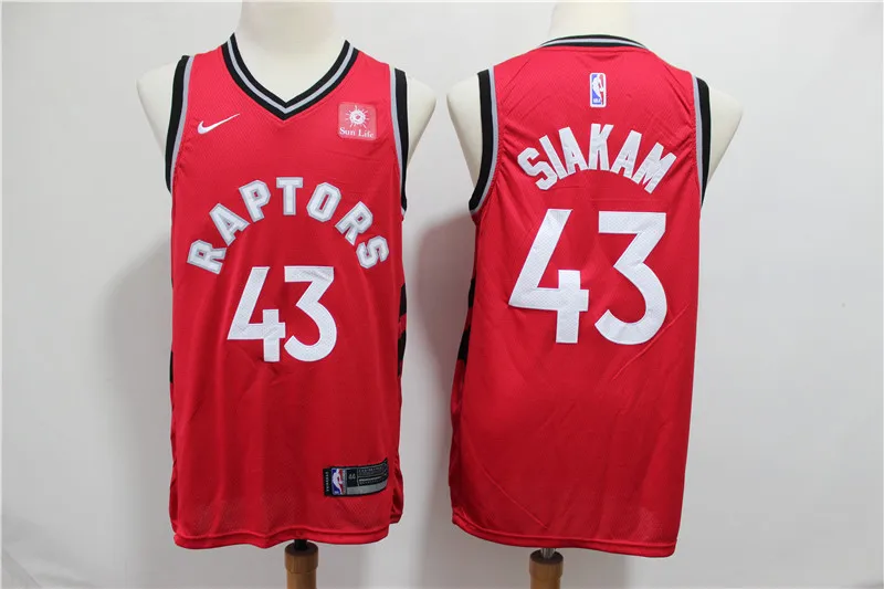 /20 City Edition Toronto#23 Fred VanVleet#43 Pascal Siakam#7 Кайл Лоури baskeball майки - Цвет: 1