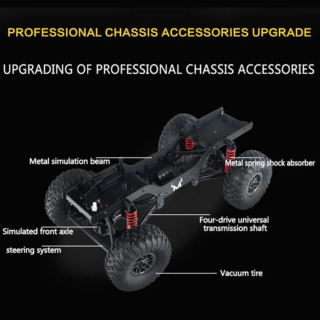 MN-99 2,4G 1/12 4WD RTR военный Рок Гусеничный Радиоуправляемый грузовик багги внедорожный автомобиль emote Контроль Автомобиля Z806