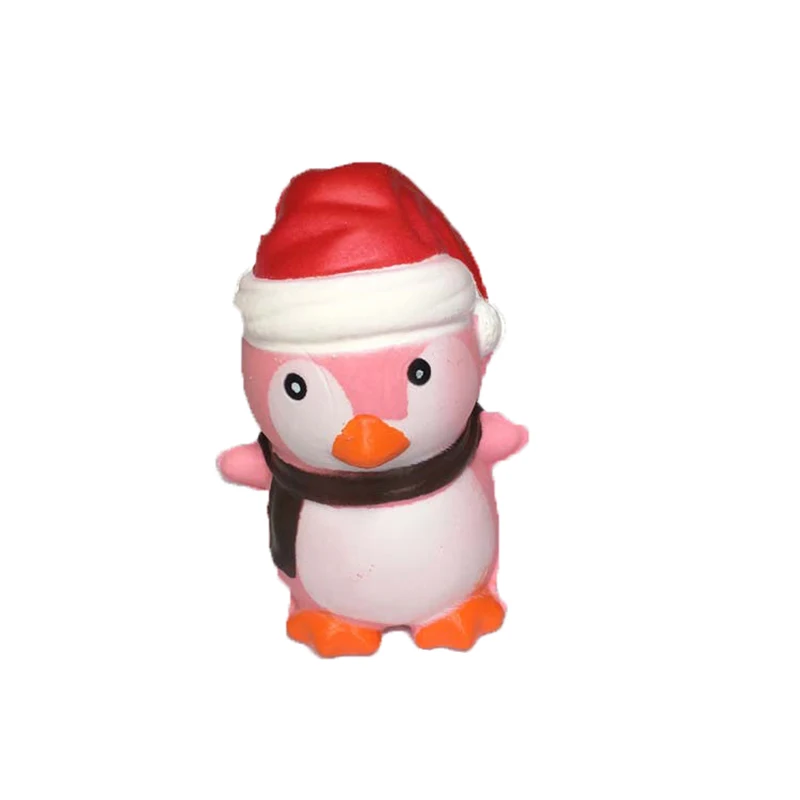 Мягкие игрушки ручной работы Squish сжать Давление рельеф мягкий силиконовый обмана игрушка с изображениями Санта-Клауса и снеговика, вечерние подарки