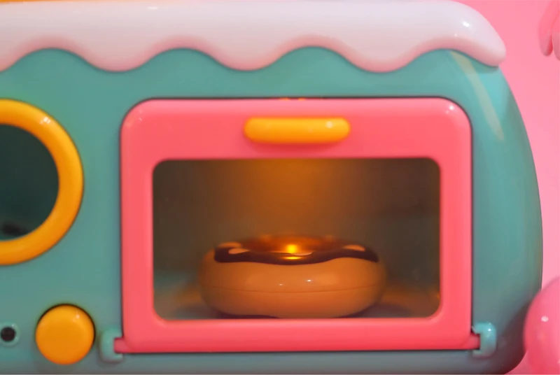 Моделирование конфеты игрушки пончики дом светильник Музыка Дети игрушечные пончики супермаркет дом наборы игрушки для девочек Подарки