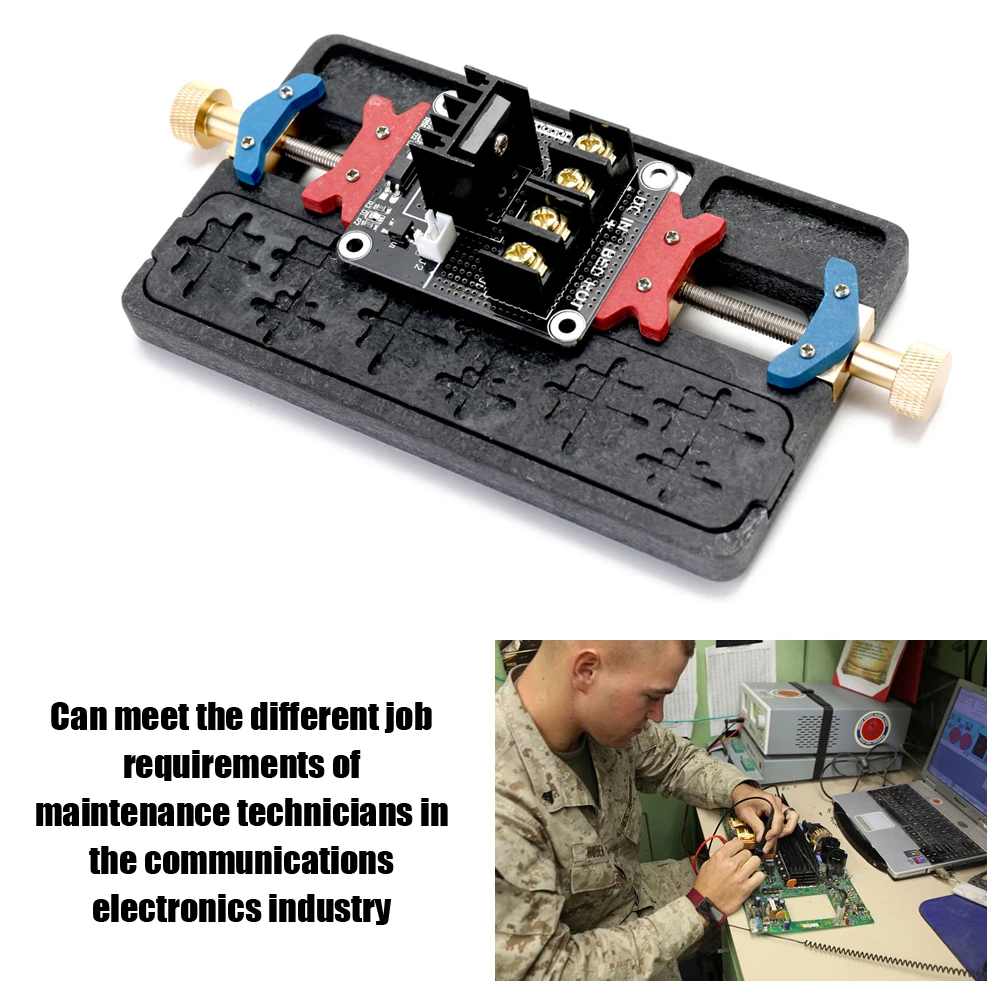 

Universal Multifunctional High Temperature Resistance Mobile Phone Motherboard Double Bearing Maintenance Fixture Repairing
