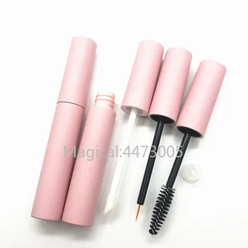 

10ml 10/30/50/100pcs Empty Portable Lip Gloss Tubes DIY Pink Mascara Bottles Round Cosmetic Eyeliner Refillable Containers