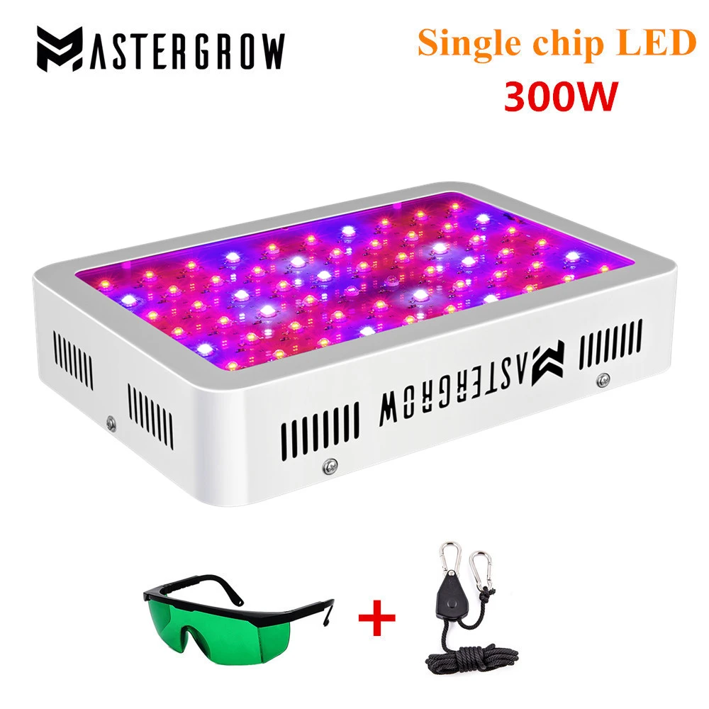 MasterGrow 300W LED Grow Light Panel Full Spectrum 10 Band Kit