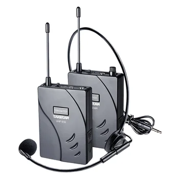 

Upgraded Version 2 channel Takstar UHF-938 Wireless Tour Guide System UHF frequency wireless microphone Transmitter+Receiver+MIC