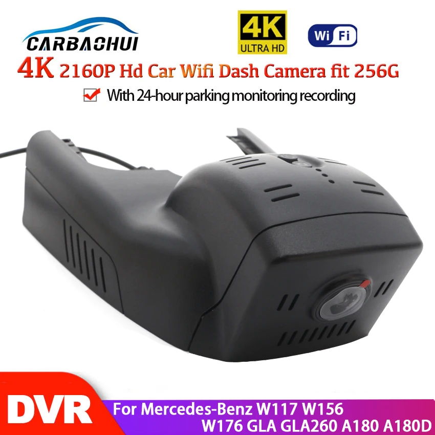 

4K Car DVR Wifi Video Recorder Dash Cam high quality Night vision Full HD For Mercedes-Benz W117 W156 W176 GLA GLA260 A180 A180D