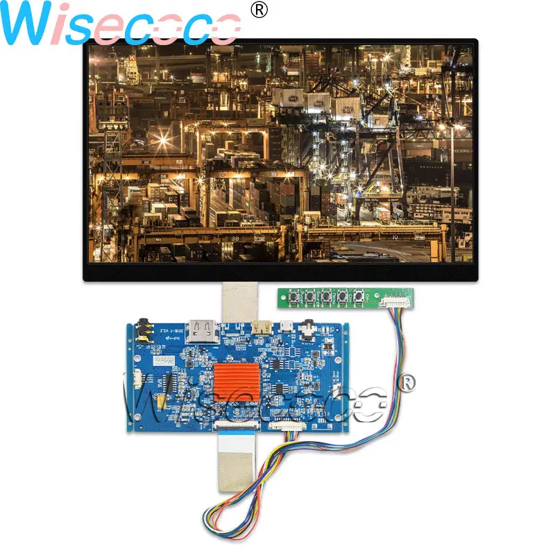 Wisecoco 10,1 дюйма 3840(RGB) ×2160 ЖК-экран 4K UHD ips 40 контактов eDP наушники HDMI контроллер драйвер платы для планшета и планшета - Цвет: Full set