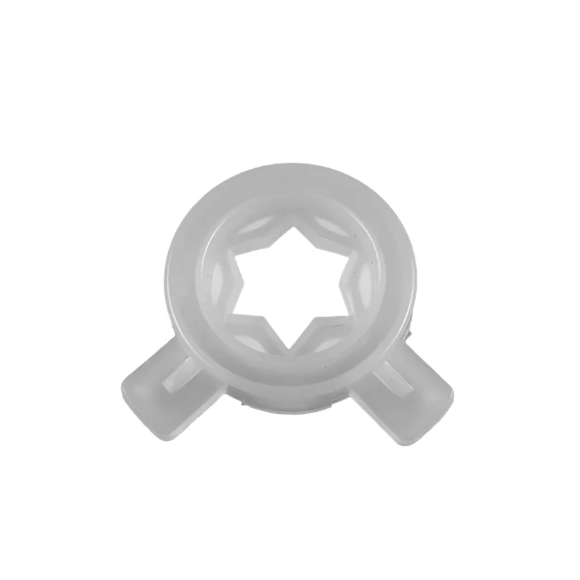Ice Cream Machine Parts White Modeling Cap Spare Part Hexagram Star Nozzle Lid For Ice Cream Maker Accessory Soft Serve Machines 37mm Inner Diameter