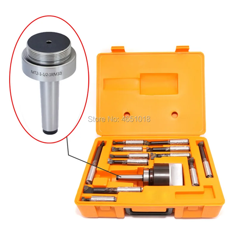 

MT2 taper, MT2- F1-18 75mm hoe, with 1 MT2 straight shank, 12 18mm masts, 3 wrenches, file set, best quality