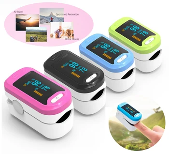 

Medical Finger tip Oximeter Blood Oxygen Saturation Monitor pulse Rate Oximetro De Dedo