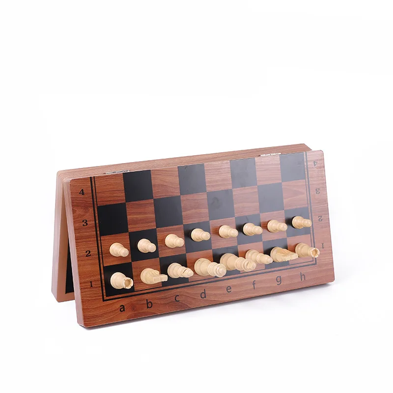 Internationaler Schachspiel-Lehrwettbewerb Chessman Solid Wood Chess BoardU0 