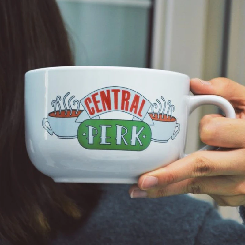 Friends Central Perk Ceramic Cappuccino Coffee Tea Mug Novelty Xmas Gift Present 