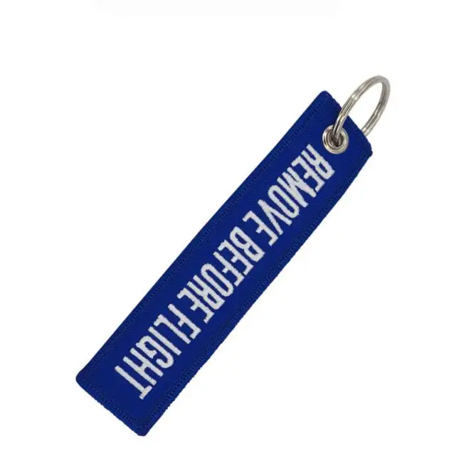 Fashion Remove Hanging Decor Keychain for Mobile Before Flight Letters Embroidered Key Chain Bag Dropper Shipping