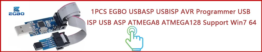 1 ~ 10PCS EGBO 10 Pin auf 6 Pin Adapter Board für AVRISP MKII USBASP STK500 Hohe Qualität – Detail 2