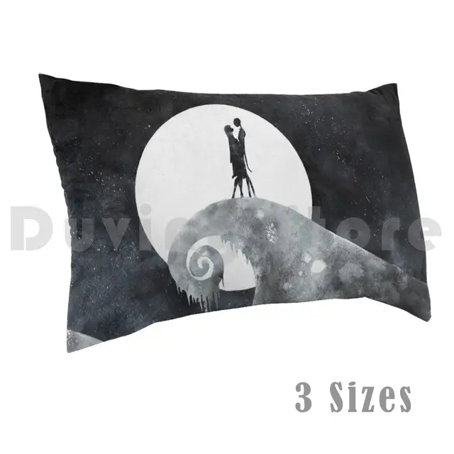 Funda de almohada con estampado de Jack Sally Silhouette, 35x50