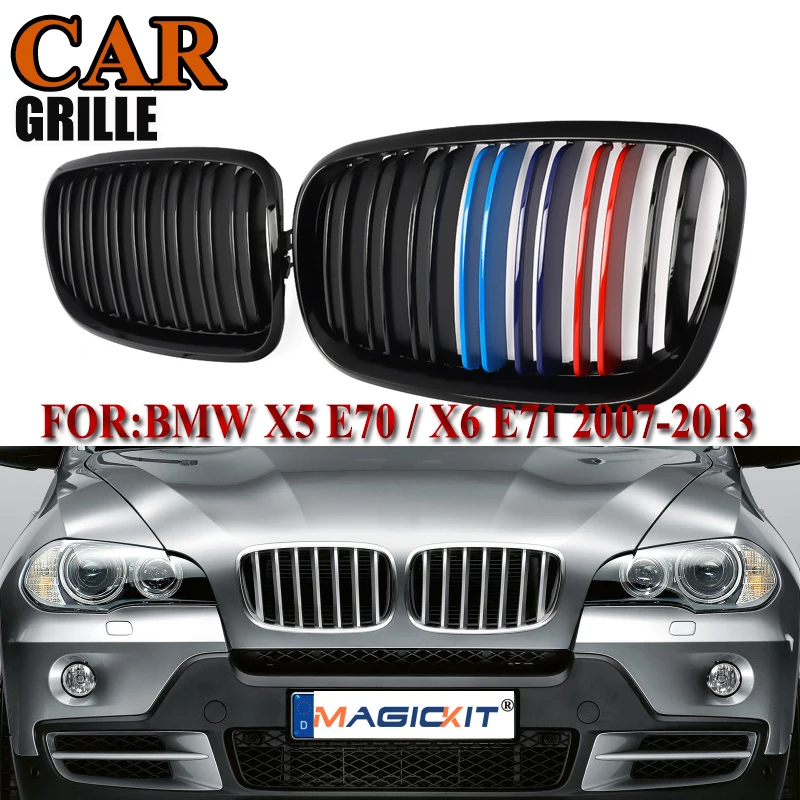 NEW BMW X5 M SERIES E70 2011-2013 REAR BUMPER TRIM DECOR COVER PAIR SET