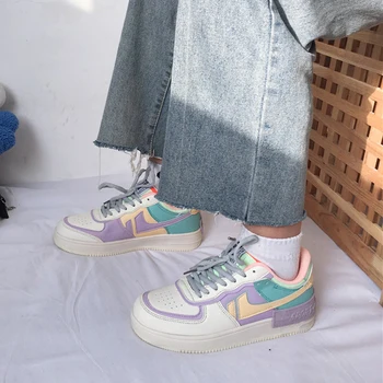 

2020 Summer Women Sneakers White Tennis Women Shoes Canvas Slip on Female Row Shoes Platform Flats Casual Ladies Shoes