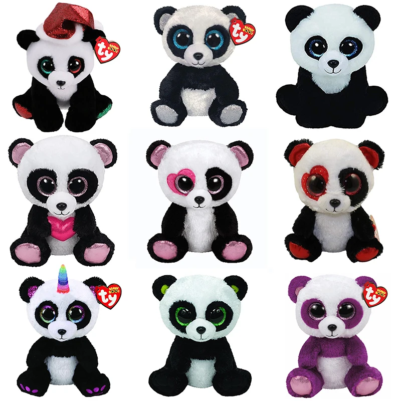 wees stil wees onder de indruk breng de actie 15Cm Ty Beanie Panda Beer Serie Pandy Claus Mandy Bamboe Leuke Zachte Panda  Speelgoed Gevulde Pluche Panda Poppen Kids dieren Speelgoed  Geschenken|null| - AliExpress