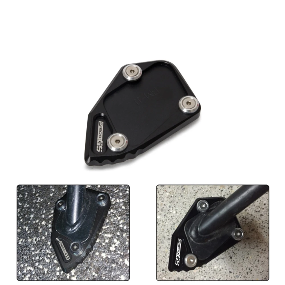 

Motorcycle CNC Aluminum Side Stand Enlarge Kickstand Parts For BMW R 1200 GS 2007-2012 R 1200 ADV 2008 2009 2010 2011 2012