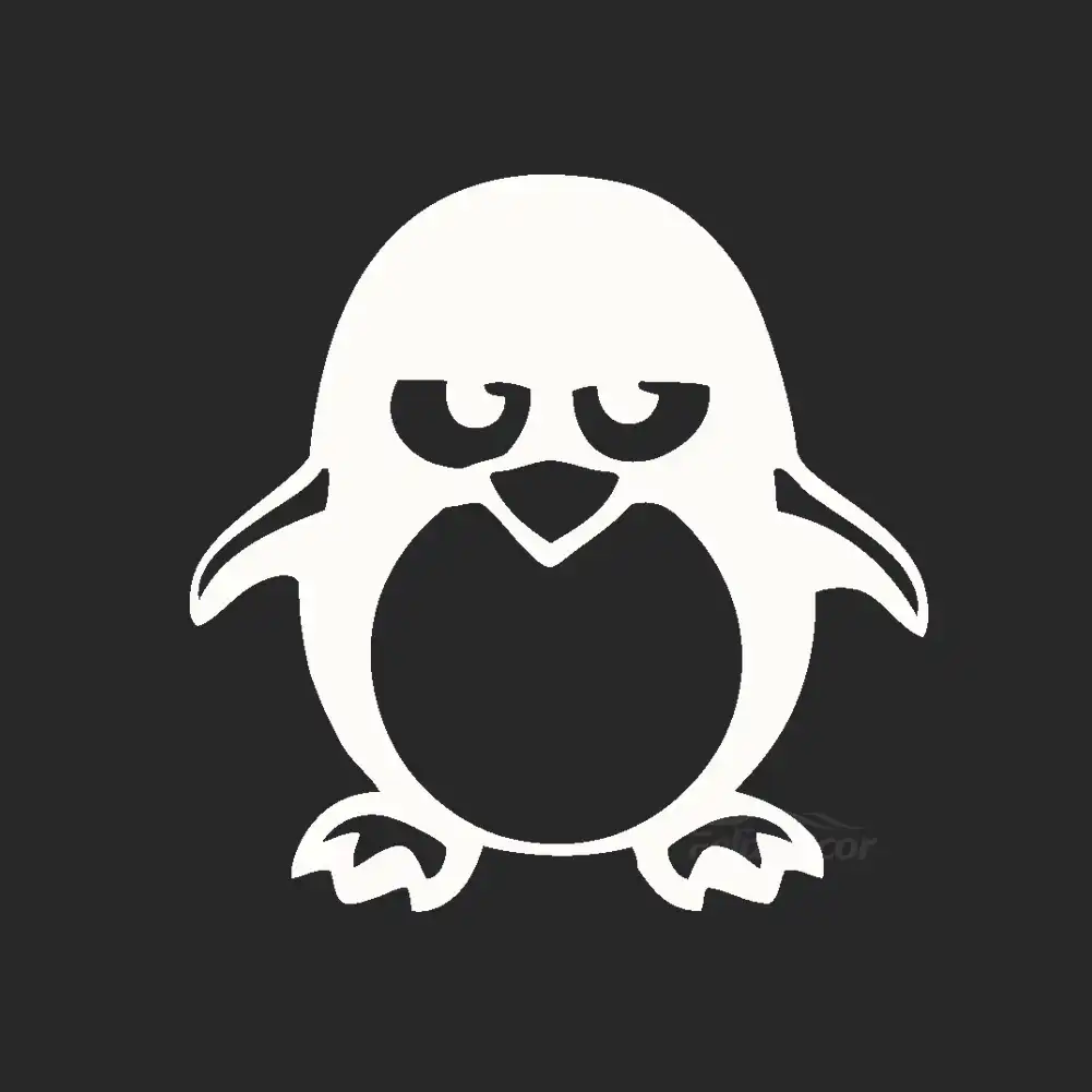 Grumpy наклейки с пингвинами на окна виниловые художественные рисунки для