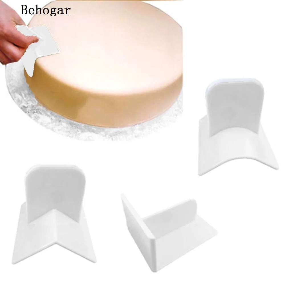Полировщик для торта Behogar 3 шт./компл.|cake smoother polisher|cake mouldcupcake mold |