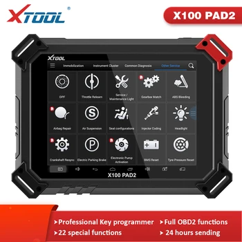 X100 PAD2 OBD2 Auto Key Programmer Tool Code Reader Car Diagnostic tool with Special Function Update online 1
