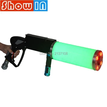 

LED Pistola CO2 Jet Gun 7 Meter Spray Height Controller DJ Disco Party Wedding Professional Stage Lighting Effect Projector