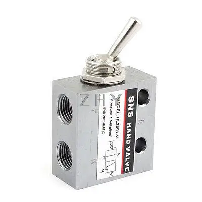 

HL2301-V 2 Position 3 Ways Pneumatic Air Mechanical Valve