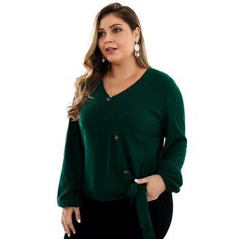 

Fashionable simple sweater original design European and American large women's popular 2019 fatmm100kg knitwear