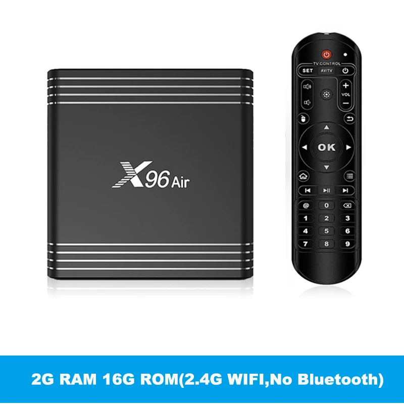 2G 16G 2.4G wifi X96 Air Smart tv Box Amlogic S905X3 4 ГБ 32 ГБ 64 ГБ Android 9,0 tv BOX 1080P 8K fps24 двойной wifi Bluetooth телеприставка Netflix - Цвет: 2G 16G 2.4G wifi