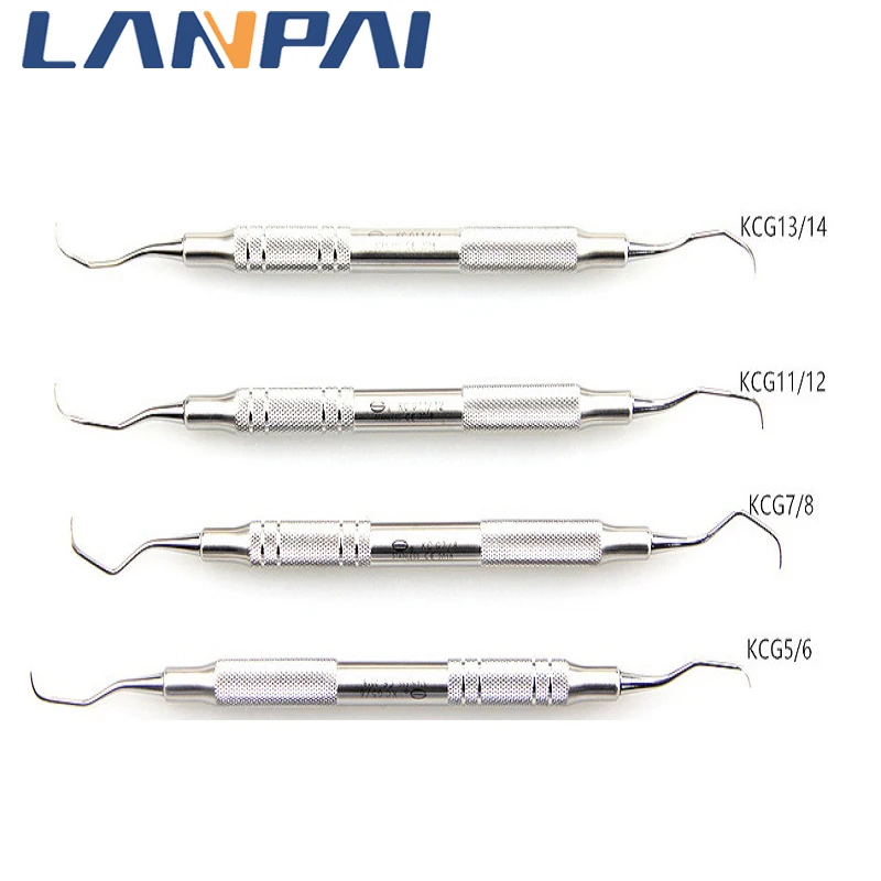 Ручная работа Subgingival стоматологический периодонтальный инструмент Curette