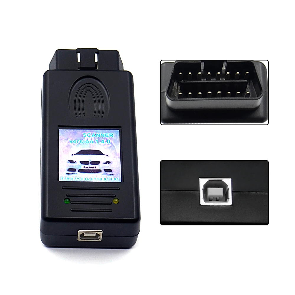 Автоматический сканер V1.4.0 для BMW версия разблокировки для BMW Сканер 1.4.0 определение модели шасси Коробка передач двигателя и полный комплект