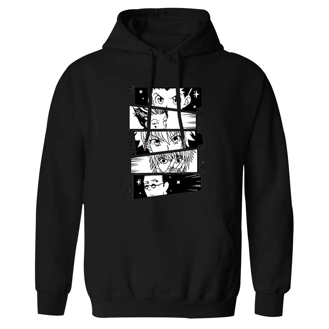 

2020 Hooded Mens HUNTERXHUNTER Hip Hop Casual Sweatshirts and Hoodie Outwear Winter Clothing Fall New Arrival Supoleron Hombre