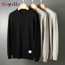 Men Sweater O-Neck Solid Knitted Sweater Men 2019 Medium-thick Undercoat Casual Sweater Pullover Autumn Winter Warm Sweater Men Sweater O-Neck Solid Knitted Sweater Men 2019 Medium-thick Undercoat Casual Sweater Pullover Autumn Winter Warm Sweater