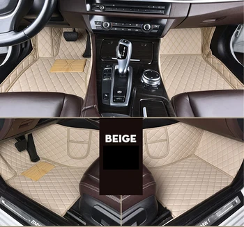

leather car floor mats for Acura All Models MDX RDX ZDX RL TL ILX TLX CDX car accessories AUTO sticker Custom foot mat