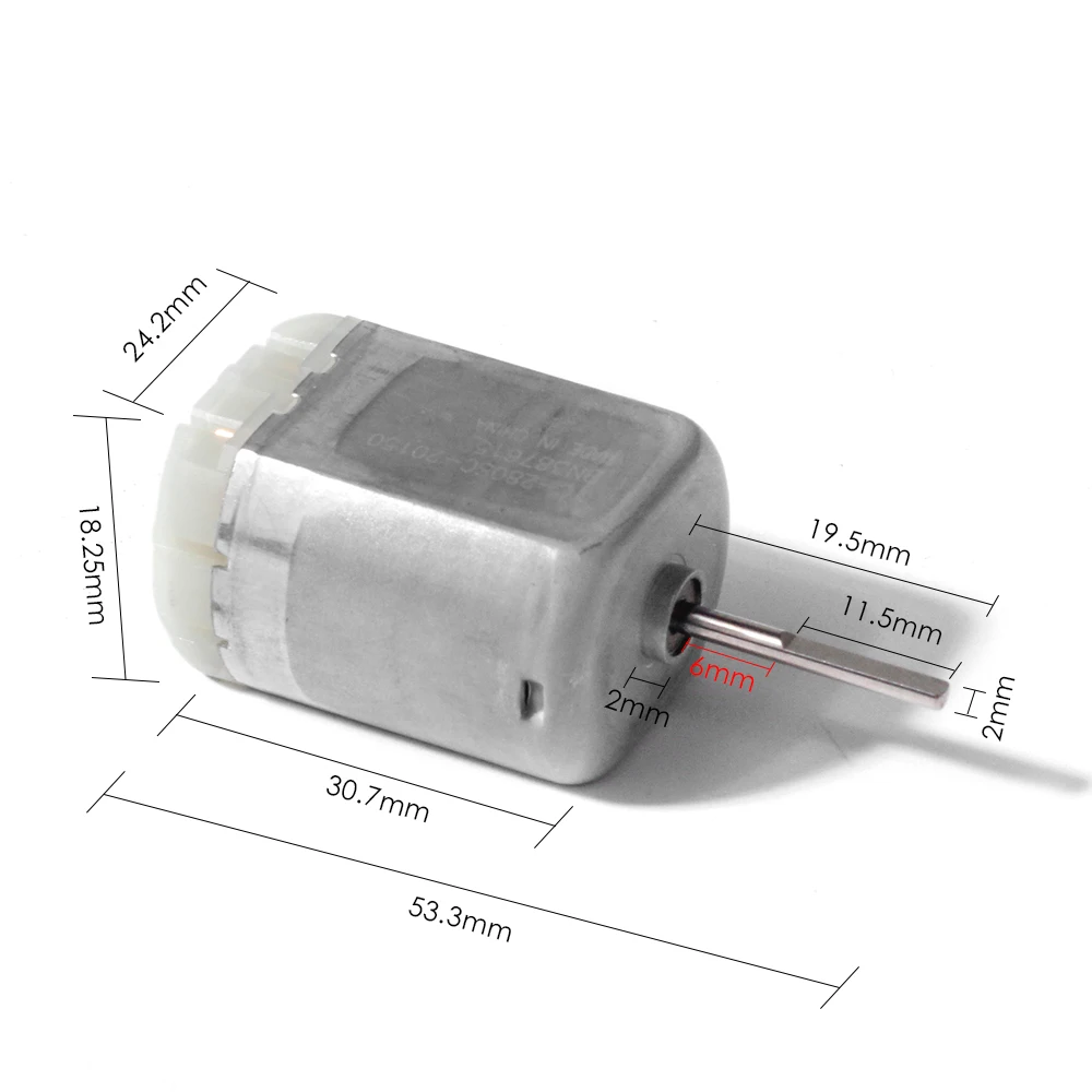 

AZGIANT original 18mm D spindle FC280SC 20150 car central door lock motor flat shaft for Mabuchi FC280SC-20150 BN387615