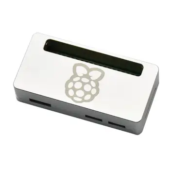 

1Set Silver/Black Aluminum Alloy Protective Case Metal Shell Box Enclosure for Raspberry Pi Zero Accessories