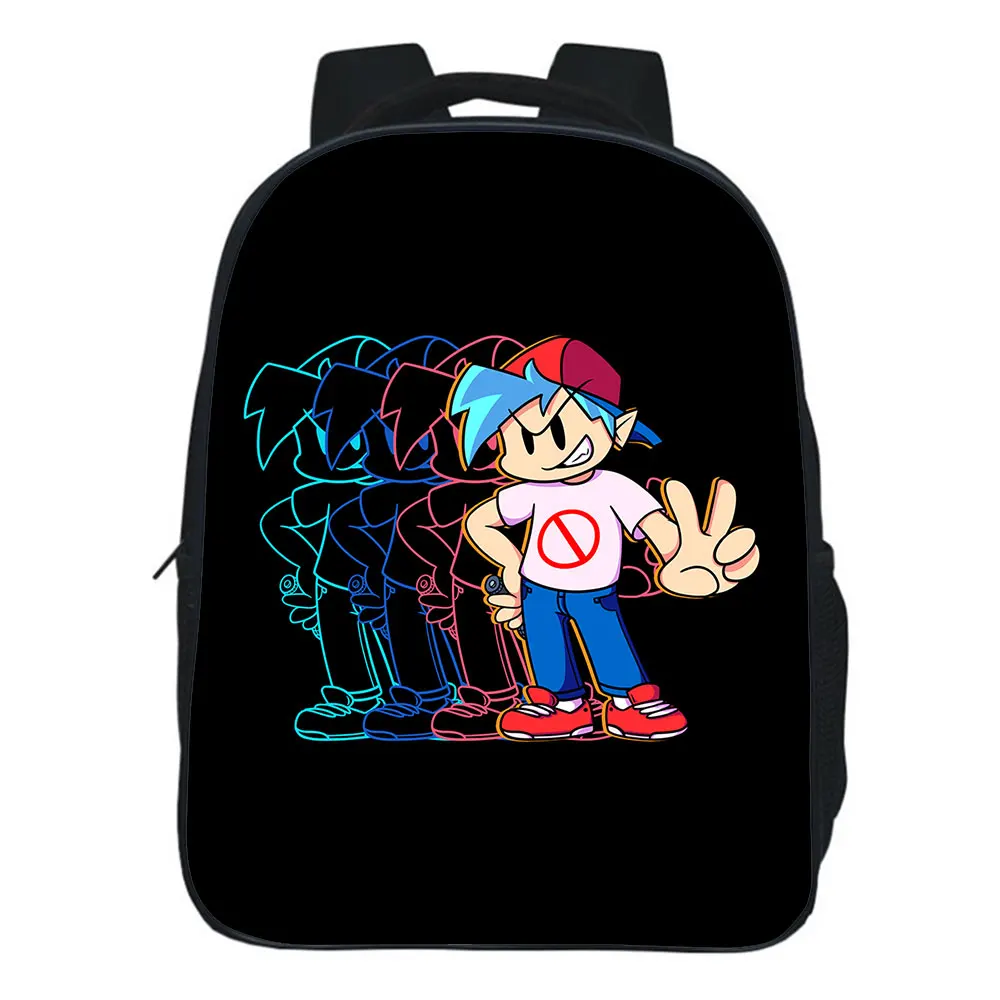 Friday Night Funkin Backpack School Bag Children Cartoon Mini Kindergarten Rucksack Baby Boys Girls Kids Knapsack Mochila