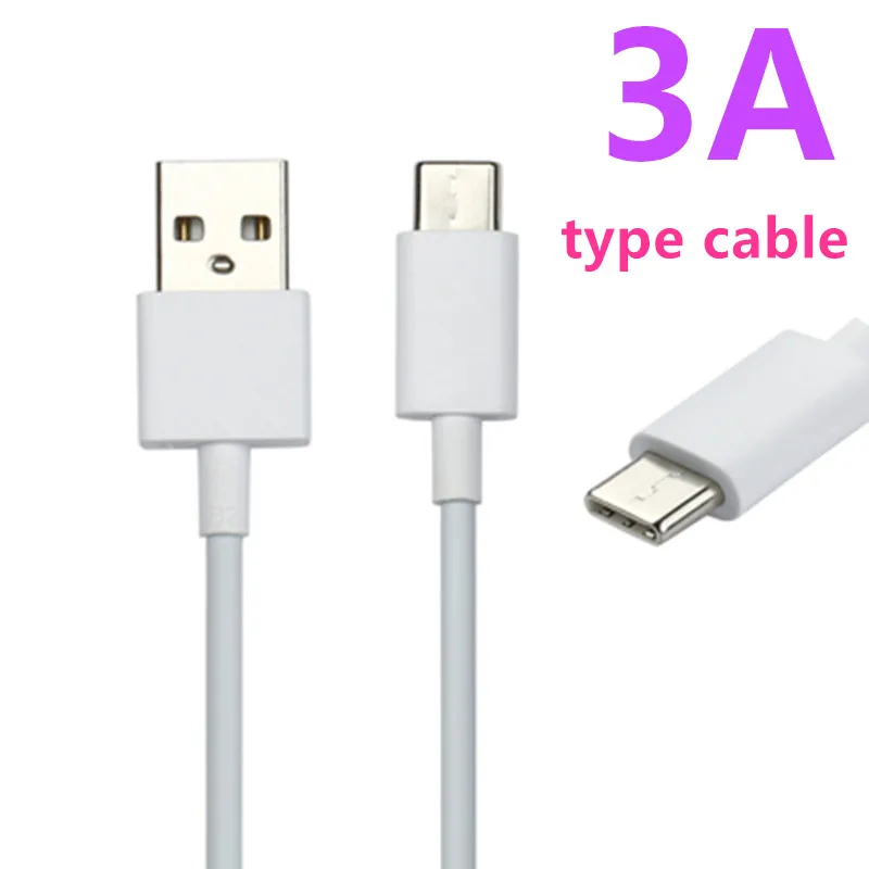 3A USB C зарядный кабель Usb type кабели для синхронизации данных белый шнур xiaomi