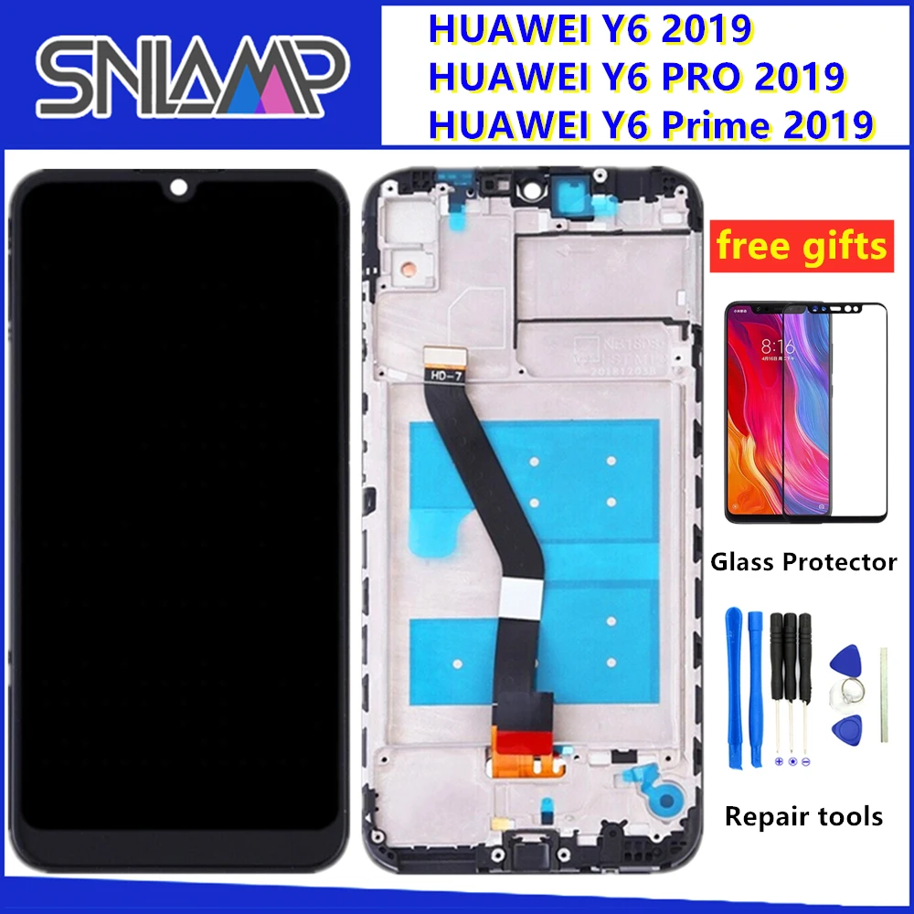 6 09 &quotОригинальный ЖК дисплей для huawei Y6 Prime 2019 кодирующий преобразователь